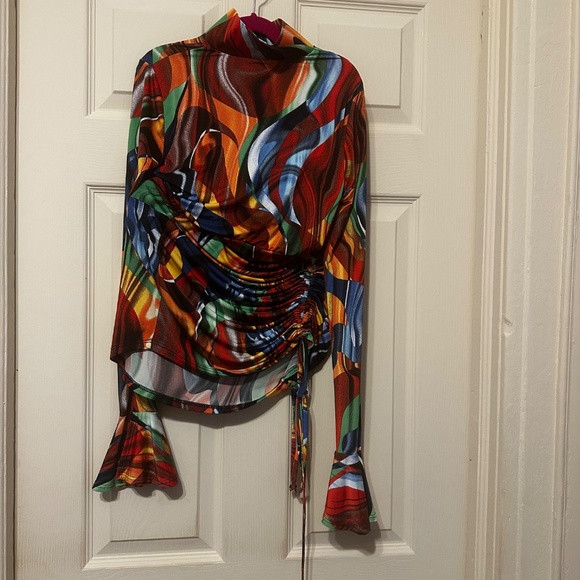 Abstract swirl skirt set - Picture 5 of 5